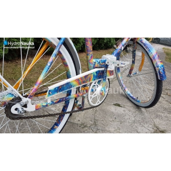 Folia do hydrografiki grafika kolor rower